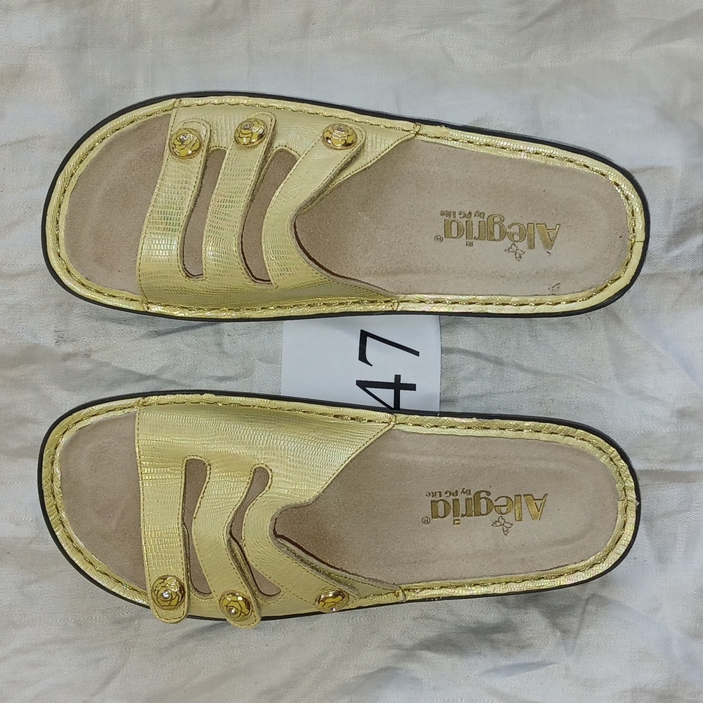 Alegria Gold Women's Sandals
